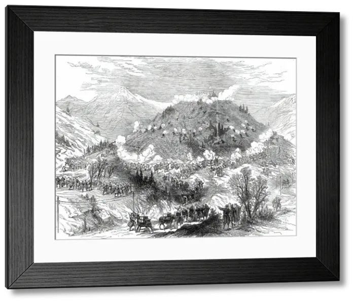 Framed Print : The War in the Herzegovina: Battle of January 20....1876. Creator: Unknown Framed Print : The War in the Herzegovina: Battle of January 20....1876. Creator: Unknown