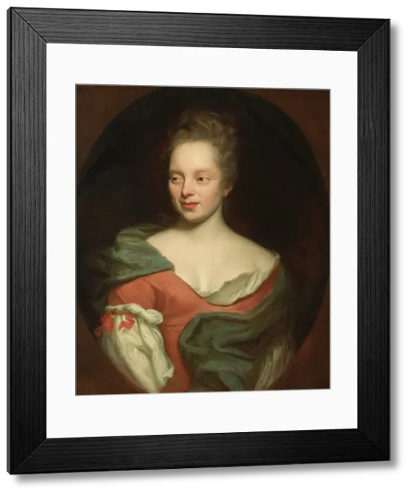 Framed Print : Portrait of a Lady, 1697. Creator: David Richter