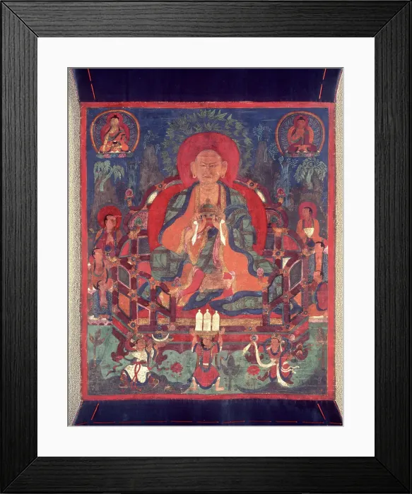 Framed Print : Arhat Rahula, 1400-1450. Creator: Unknown Framed Print : Arhat Rahula, 1400-1450. Creator: Unknown