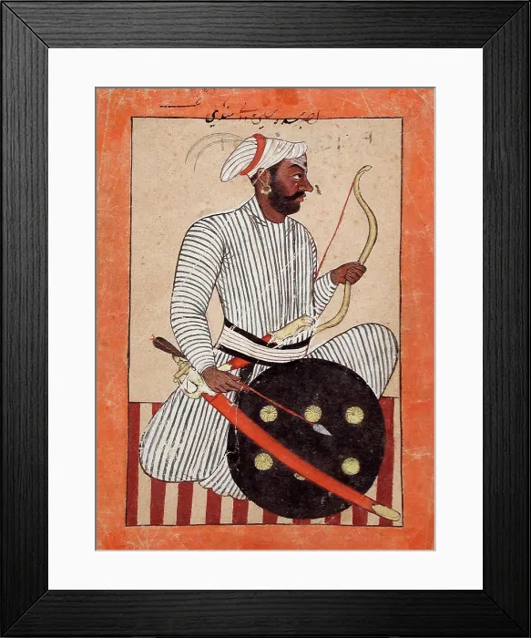 Framed Print : Sidh Sen (Reigned 1684-1727), Mid-18th century. Creator: Unknown Framed Print : Sidh Sen (Reigned 1684-1727), Mid-18th century. Creator: Unknown