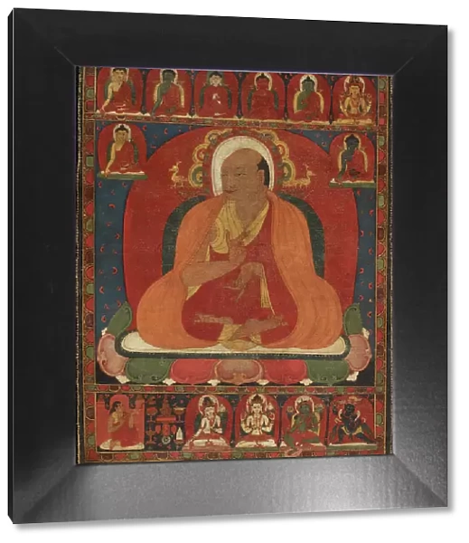 Portrait of a Tibetan Monk, 12th century. Creator: Unknown