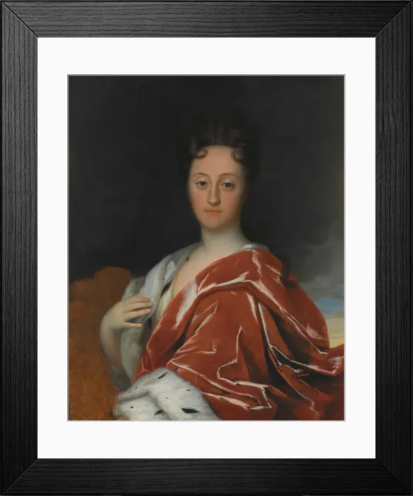 Framed Print : Ulrika Eleonora d. y. 1688-1741, Queen of Sweden, 1702. Creator: David von Krafft Framed Print : Ulrika Eleonora d. y. 1688-1741, Queen of Sweden, 1702. Creator: David von Krafft