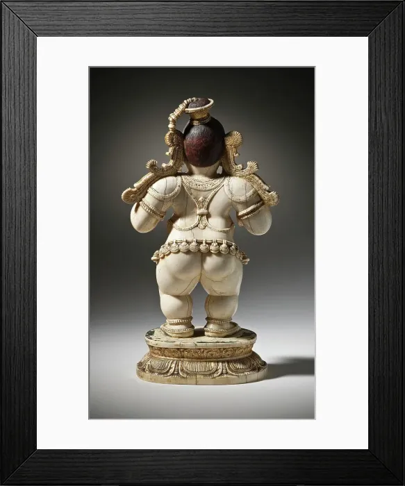 Framed Print : Krishna, the Butter Thief, 16th century. Creator: Unknown Framed Print : Krishna, the Butter Thief, 16th century. Creator: Unknown