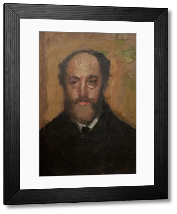 Framed Print : Portrait of the Art Critic Durand-Gréville, c1900s. Creator: Edgar Degas Framed Print : Portrait of the Art Critic Durand-Gréville, c1900s. Creator: Edgar Degas