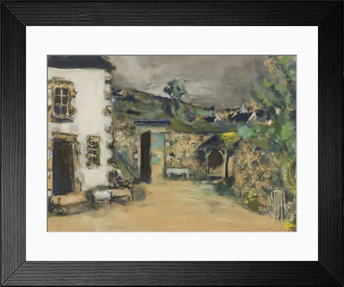 Framed Print : The Farmhouse. Creator: Edouard Vuillard Framed Print : The Farmhouse. Creator: Edouard Vuillard