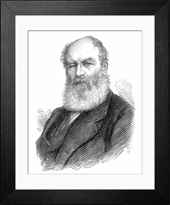 Framed Print : The late Admiral Sir Baldwin Walker, 1876. Creator: Unknown Framed Print : The late Admiral Sir Baldwin Walker, 1876. Creator: Unknown