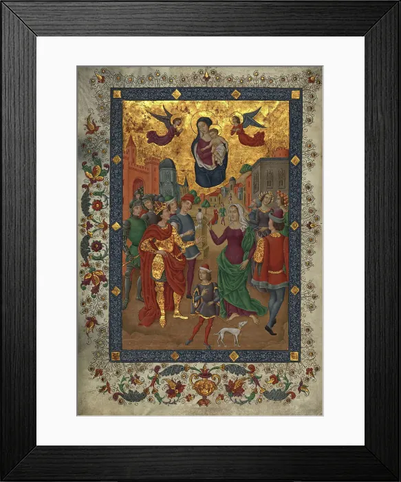 Framed Print : Antiphonary, 1800-1900. Creator: Spanish Forger