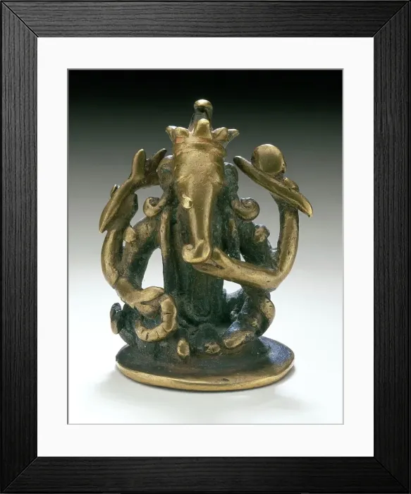 Framed Print : Ganesha, Lord of Obstacles, 16th-17th century. Creator: Unknown Framed Print : Ganesha, Lord of Obstacles, 16th-17th century. Creator: Unknown