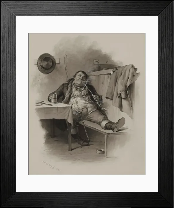 Framed Print : Toby Weller, 1888. Creator: Felix Octavius Carr Darley Framed Print : Toby Weller, 1888. Creator: Felix Octavius Carr Darley