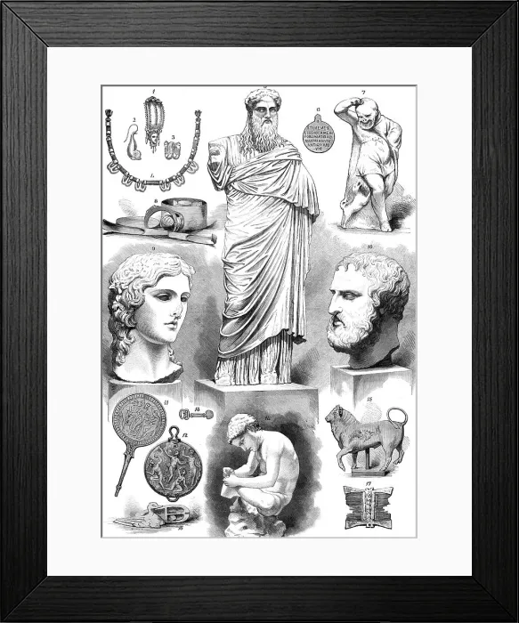Framed Print : The Castellani Collection in the British Museum, 1876. Creator: Unknown