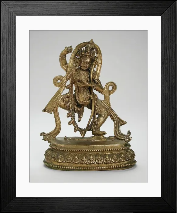 Framed Print : The Buddhist Goddess Vajravarahi, 17th century. Creator: Unknown Framed Print : The Buddhist Goddess Vajravarahi, 17th century. Creator: Unknown