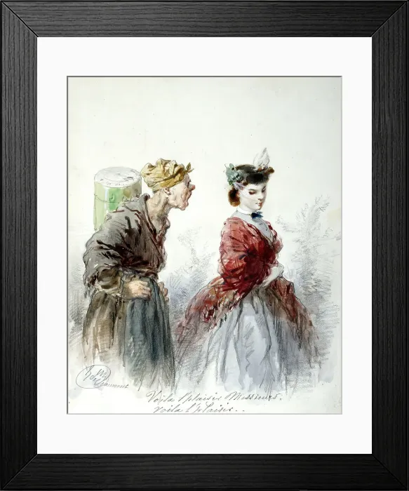 Framed Print : Here is the Pleasure, Sirs, Here is the Pleasure, c1860. Creator: Edouard de Beaumont Framed Print : Here is the Pleasure, Sirs, Here is the Pleasure, c1860. Creator: Edouard de Beaumont