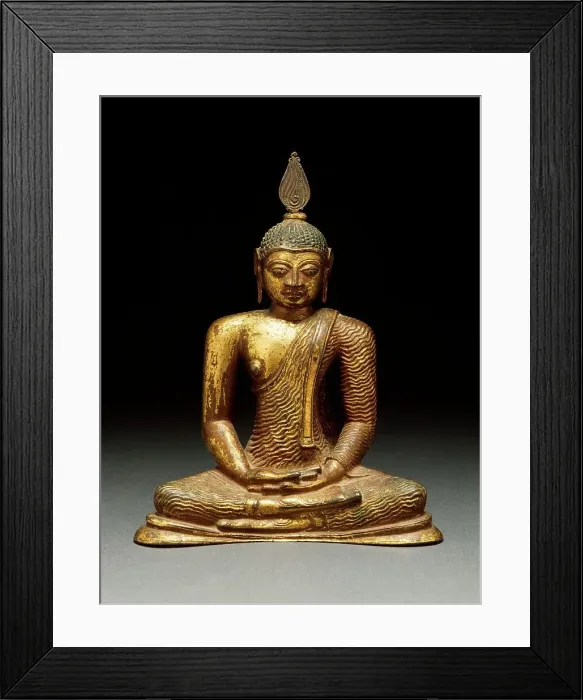 Framed Print : Buddha Shakyamuni (image 1 of 2), 17th century. Creator: Unknown Framed Print : Buddha Shakyamuni (image 1 of 2), 17th century. Creator: Unknown