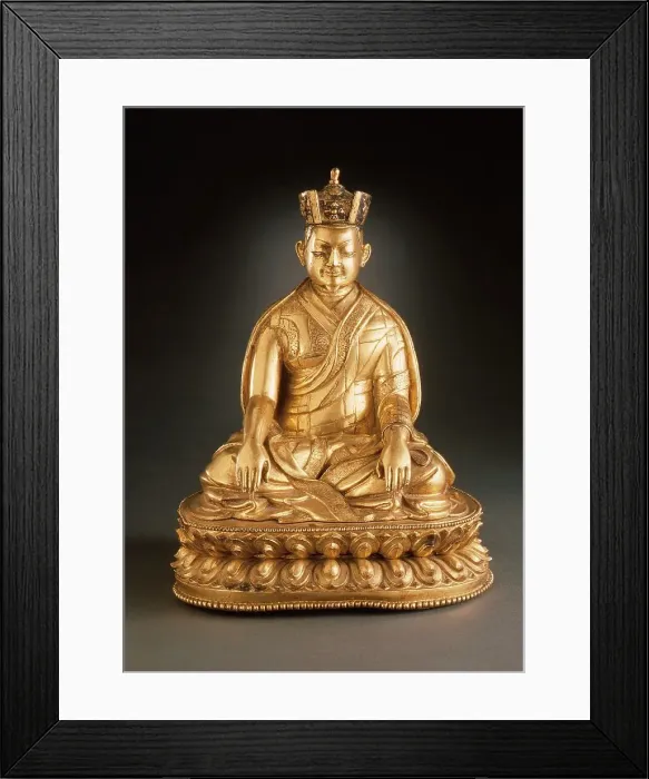 Framed Print : Karma Pakshi (1206-1283) (image 1 of 2), 17th century. Creator: Unknown Framed Print : Karma Pakshi (1206-1283) (image 1 of 2), 17th century. Creator: Unknown
