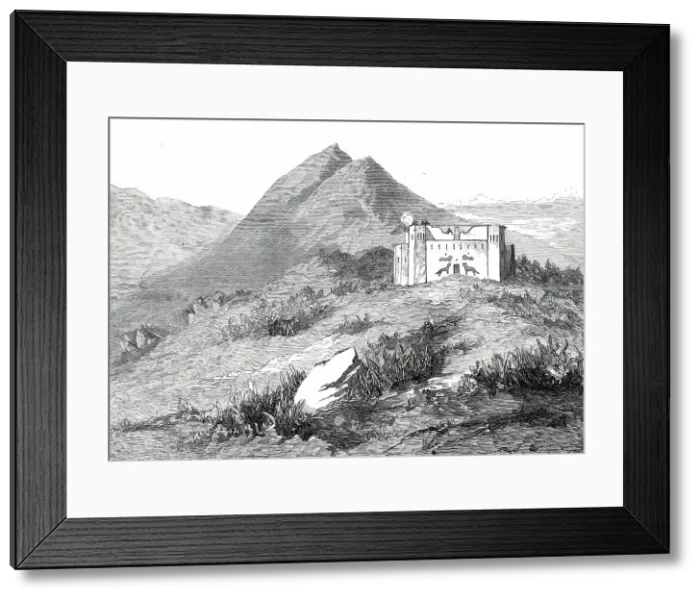 Framed Print : The Royal Visit to India: the Prince of Wales's first tiger - second shot...1876. Creator: Unknown Framed Print : The Royal Visit to India: the Prince of Wales's first tiger - second shot...1876. Creator: Unknown