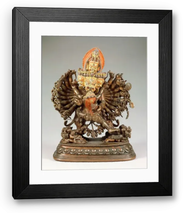 Framed Print : Vajrabhairava, 17th century. Creator: Unknown Framed Print : Vajrabhairava, 17th century. Creator: Unknown
