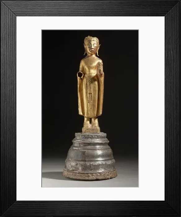 Framed Print : Buddha Shakyamuni (image 1 of 3), 17th century. Creator: Unknown Framed Print : Buddha Shakyamuni (image 1 of 3), 17th century. Creator: Unknown