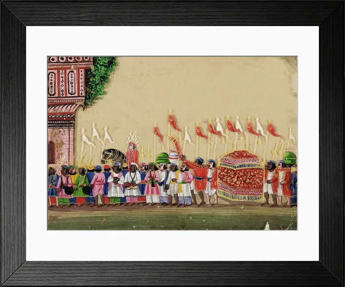 Framed Print : Wedding Procession: Groom on a Horse, c1800. Creator: Unknown Framed Print : Wedding Procession: Groom on a Horse, c1800. Creator: Unknown