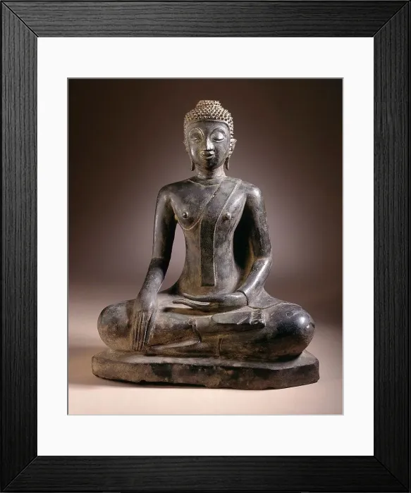 Framed Print : Buddha Shakyamuni, 17th-18th century. Creator: Unknown Framed Print : Buddha Shakyamuni, 17th-18th century. Creator: Unknown