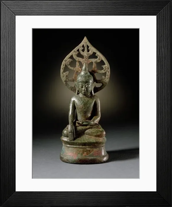 Framed Print : Buddha Shakyamuni, 18th century. Creator: Unknown Framed Print : Buddha Shakyamuni, 18th century. Creator: Unknown