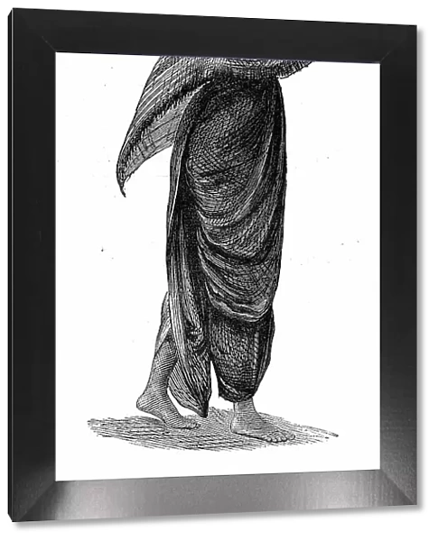 Costumes of Western India, Mahratta woman, 1876. Creator: Unknown