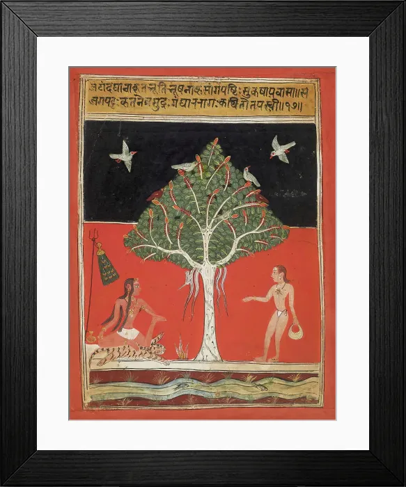 Framed Print : Raga Gandhara, 1650-75. Creator: Unknown