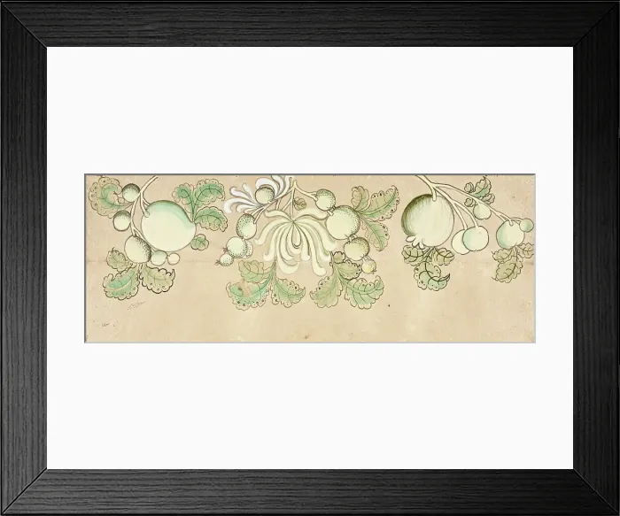 Framed Print : Phra Malai Manuscript (image 21 of 21), between c1860 and c1880. Creator: Unknown Framed Print : Phra Malai Manuscript (image 21 of 21), between c1860 and c1880. Creator: Unknown