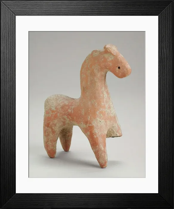 Framed Print : Toy Horse, 1st century B.C.-1st century A.D.. Creator: Unknown Framed Print : Toy Horse, 1st century B.C.-1st century A.D.. Creator: Unknown