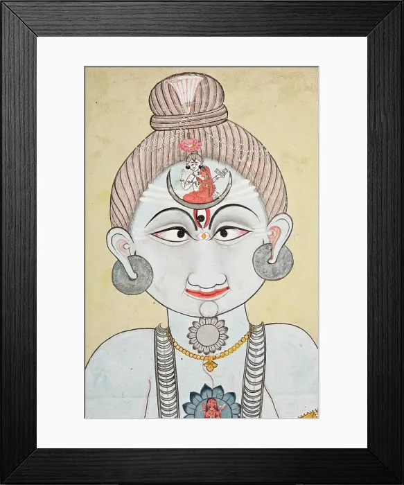 Framed Print : A Nath Yogi (image 3 of 3), 19th century. Creator: Unknown Framed Print : A Nath Yogi (image 3 of 3), 19th century. Creator: Unknown