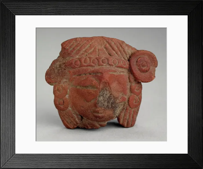 Framed Print : Head of a Goddess, 1st century BC. Creator: Unknown Framed Print : Head of a Goddess, 1st century BC. Creator: Unknown