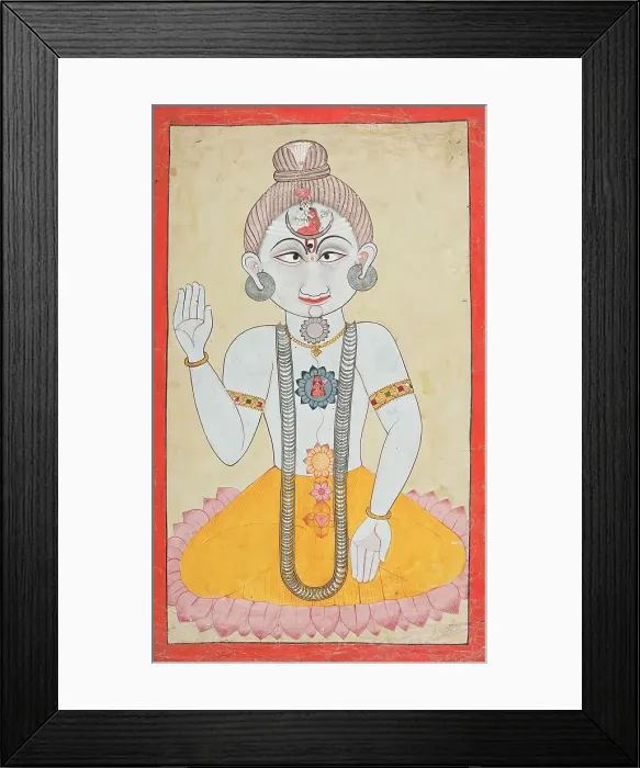 Framed Print : A Nath Yogi (image 1 of 3), 19th century. Creator: Unknown Framed Print : A Nath Yogi (image 1 of 3), 19th century. Creator: Unknown