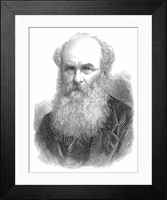 Framed Print : The late Colonel A. Strange, F.R.S. 1876. Creator: Unknown Framed Print : The late Colonel A. Strange, F.R.S. 1876. Creator: Unknown