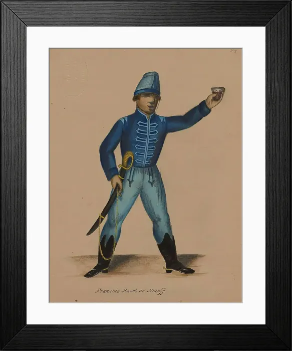 Framed Print : Françoise Ravel as Roloff, 1855-1859. Creator: Alfred Jacob Miller Framed Print : Françoise Ravel as Roloff, 1855-1859. Creator: Alfred Jacob Miller