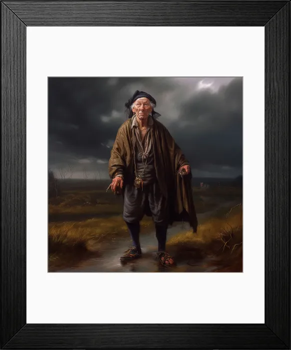 Framed Print : AI IMAGE - King Lear, 2023. Creator: Heritage Images Framed Print : AI IMAGE - King Lear, 2023. Creator: Heritage Images