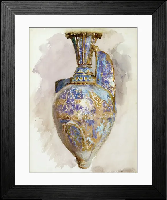 Framed Print : The Alhambra Vase, c1879. Creator: John Singer Sargent Framed Print : The Alhambra Vase, c1879. Creator: John Singer Sargent