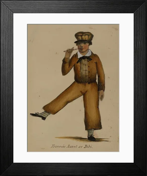 Framed Print : Françoise Ravel as Bibi, 1855-1859. Creator: Alfred Jacob Miller Framed Print : Françoise Ravel as Bibi, 1855-1859. Creator: Alfred Jacob Miller