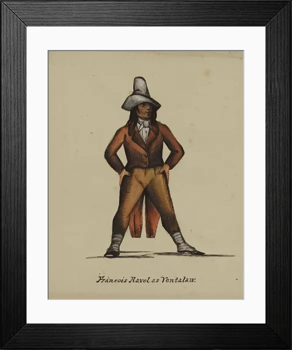 Framed Print : Françoise Ravel as Ventalaw, 1855-1859. Creator: Alfred Jacob Miller Framed Print : Françoise Ravel as Ventalaw, 1855-1859. Creator: Alfred Jacob Miller
