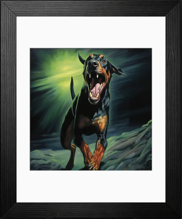 Framed Print : AI IMAGE - The Hound of the Baskervilles, 2023. Creator: Heritage Images Framed Print : AI IMAGE - The Hound of the Baskervilles, 2023. Creator: Heritage Images