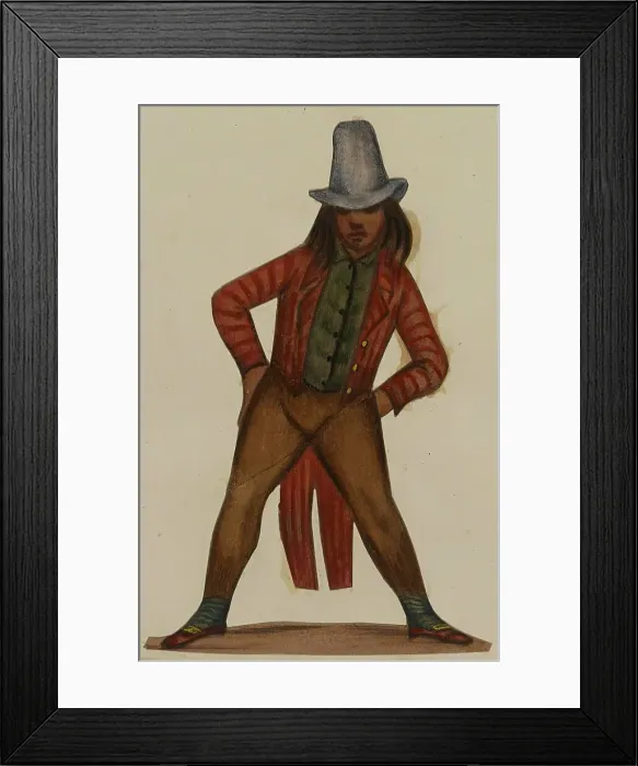 Framed Print : Untitled: Similar to Françoise Ravel as Ventalaw, 1855-1859. Creator: Alfred Jacob Miller Framed Print : Untitled: Similar to Françoise Ravel as Ventalaw, 1855-1859. Creator: Alfred Jacob Miller