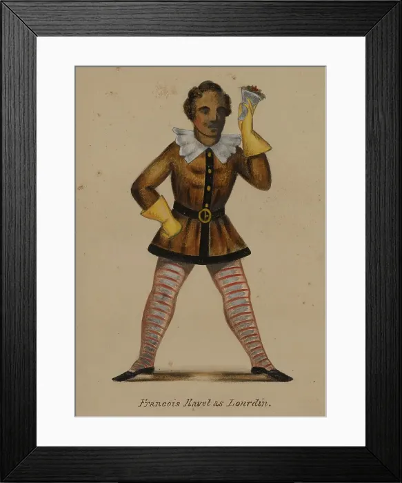 Framed Print : Françoise Ravel as Lourdin, 1855-1859. Creator: Alfred Jacob Miller Framed Print : Françoise Ravel as Lourdin, 1855-1859. Creator: Alfred Jacob Miller