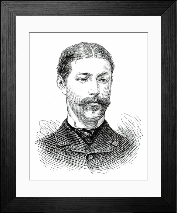 Framed Print : The Universities Boat-Race, the Oxford Crew: 6. H. J. Stayner, St. John's, 1876. Creator: Unknown Framed Print : The Universities Boat-Race, the Oxford Crew: 6. H. J. Stayner, St. John's, 1876. Creator: Unknown