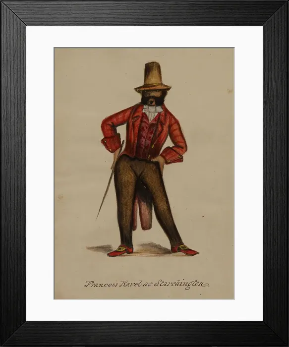 Framed Print : Françoise Ravel as Starchington, 1855-1859. Creator: Alfred Jacob Miller Framed Print : Françoise Ravel as Starchington, 1855-1859. Creator: Alfred Jacob Miller