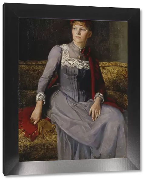 Mrs Anna Flensburg, 1887. Creator: Vilhelmina Carlson
