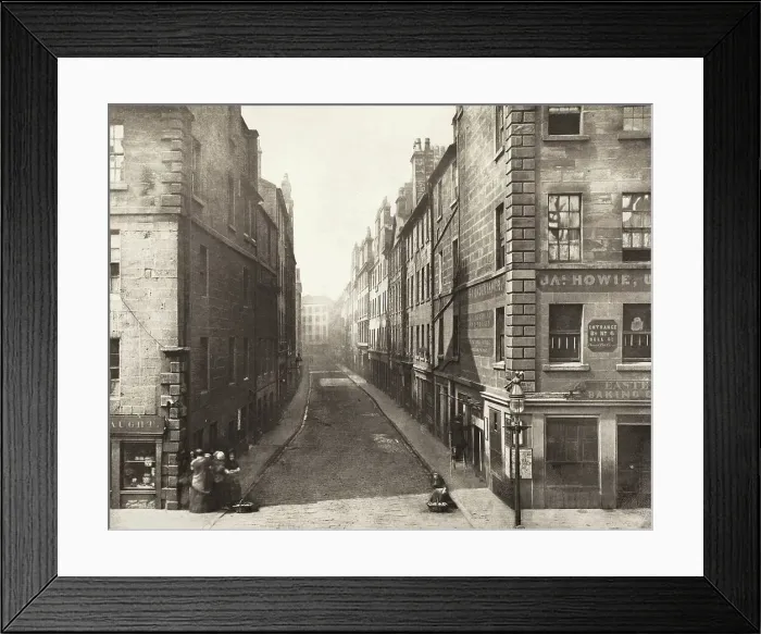 Framed Print : Bell Street From High Street (#14), Printed 1900. Creator: Thomas Annan Framed Print : Bell Street From High Street (#14), Printed 1900. Creator: Thomas Annan