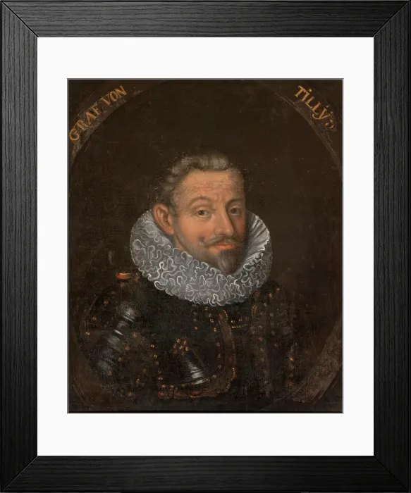 Framed Print : Jean Tserclaes von Tilly, 1559-1632, Count, c17th century. Creator: Anon Framed Print : Jean Tserclaes von Tilly, 1559-1632, Count, c17th century. Creator: Anon