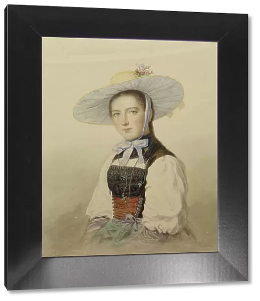 Girl in a Southern German Folk Costume, 19th century. Creator: Unknown