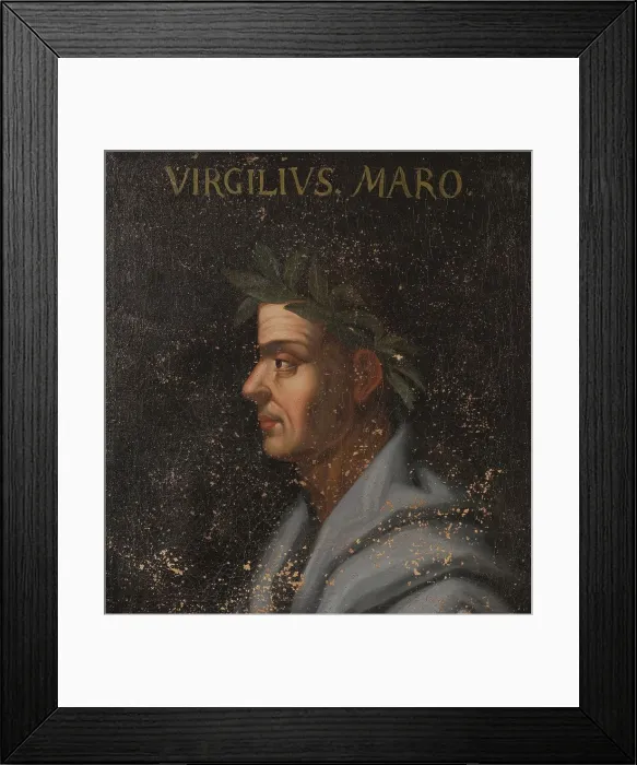 Framed Print : Maro Publius Vergelius, 70-19 BC, unknown date. Creator: Anon Framed Print : Maro Publius Vergelius, 70-19 BC, unknown date. Creator: Anon