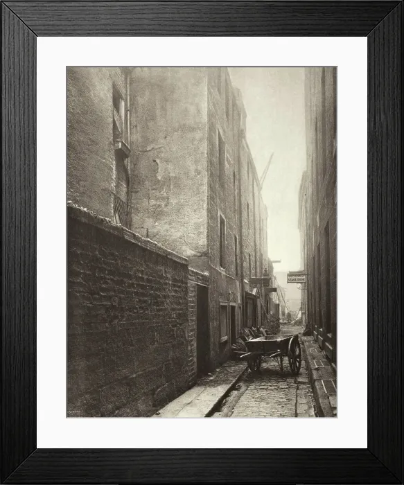 Framed Print : Nelson Street, City (#46), Printed 1900. Creator: Thomas Annan Framed Print : Nelson Street, City (#46), Printed 1900. Creator: Thomas Annan
