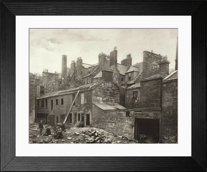 Framed Print : Back Wynd From Trongate (#47), Printed 1900. Creator: Thomas Annan Framed Print : Back Wynd From Trongate (#47), Printed 1900. Creator: Thomas Annan