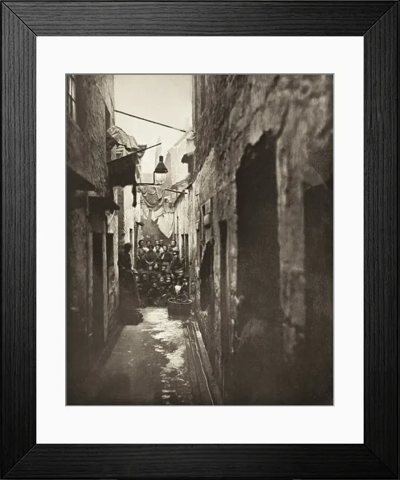 Framed Print : Close No. 118 High Street (#6), Printed 1900. Creator: Thomas Annan Framed Print : Close No. 118 High Street (#6), Printed 1900. Creator: Thomas Annan